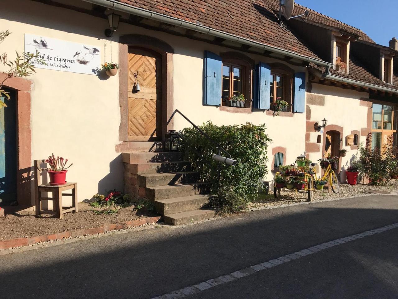 Hotel Le Nid De Cigognes Hengwiller Exterior foto